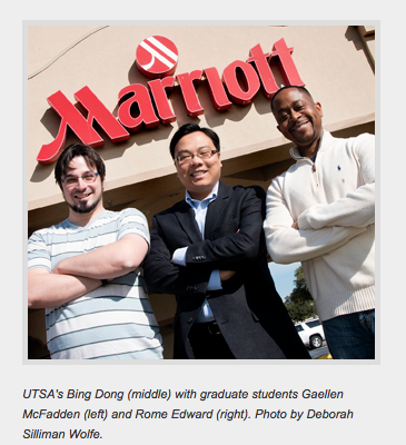 UTSA Engineers team up with The Marriott to improve the hotels energy efficiency